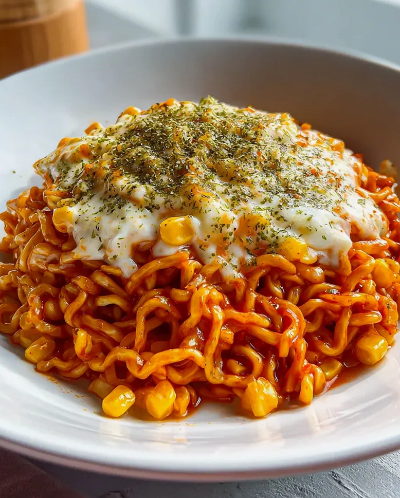 Rezept: Scharfe Nudeln mit Koreanischem Corn Cheese – Jetzt kochen! – Schritt 1