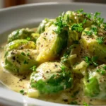 Rosenkohl in Frischkäse-Senfsauce: Unwiderstehlich lecker!