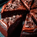 Saftiger, kleiner Schokoladenkuchen