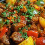 Schaschlik-Topf aus dem Ofen