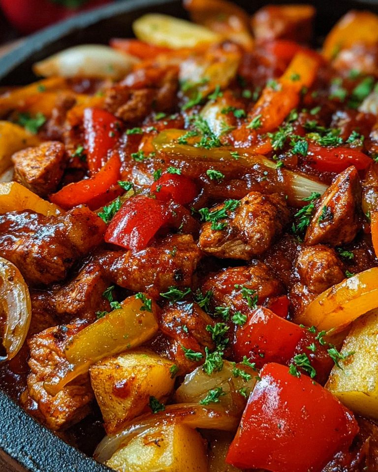 Schaschlik-Topf aus dem Ofen – Schritt 1