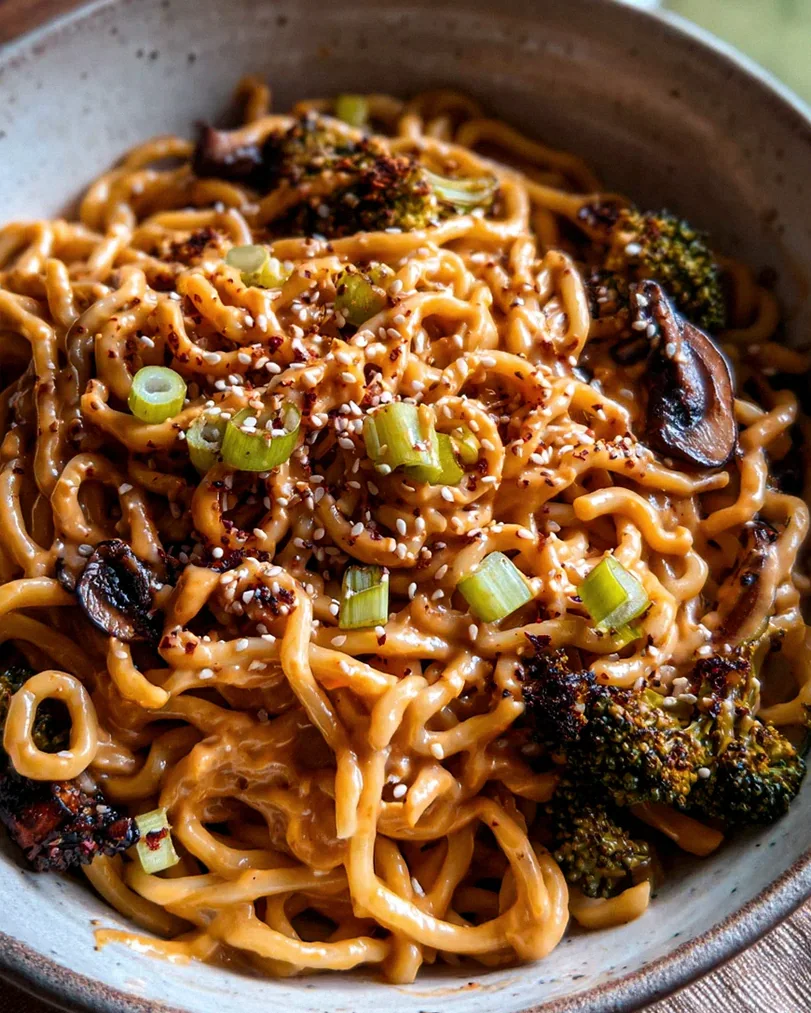 Schnelle Asianudeln mit Erdnusssauce – Schritt 2
