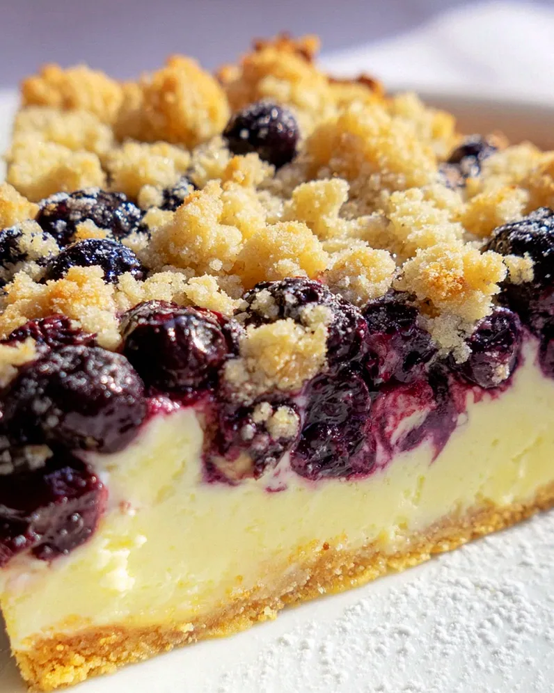 schneller Blaubeer-Quark-Kuchen mit Streuseln – Schritt 1
