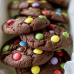 Schokoladen Cookies mit Smarties