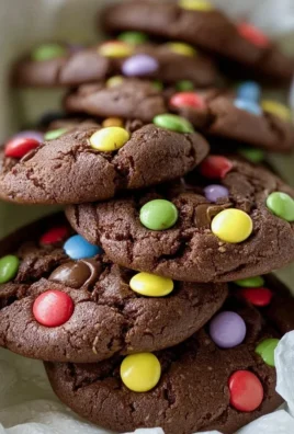 Schokoladen Cookies mit Smarties