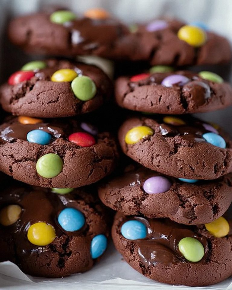 Schokoladen Cookies mit Smarties – Schritt 2