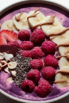 Smoothie Bowl mit Beeren (kalorienarm)