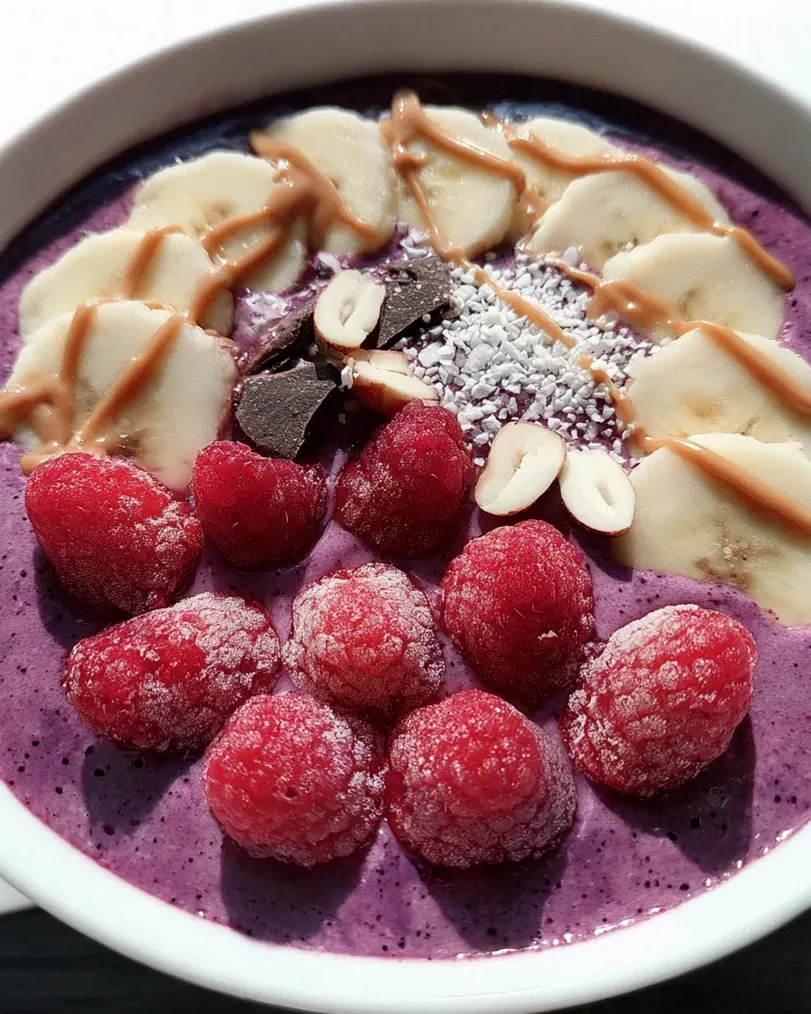 Smoothie Bowl mit Beeren (kalorienarm) – Schritt 1