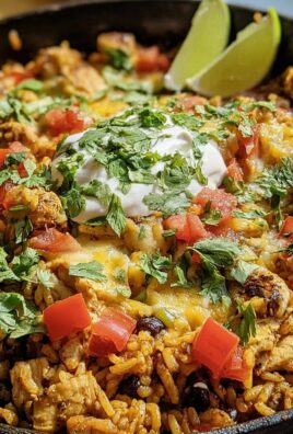 Taco-Pfanne mit Huhn und Reis