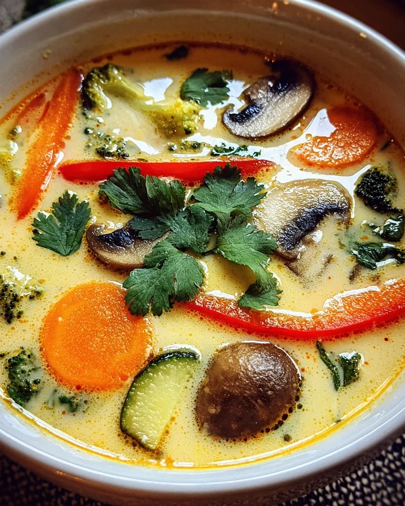 Thai-Kokos-Suppe mit Gemüse – Schritt 2