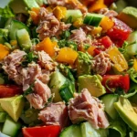 Thunfischsalat mit frischem Gemüse