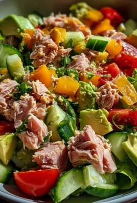 Thunfischsalat mit frischem Gemüse