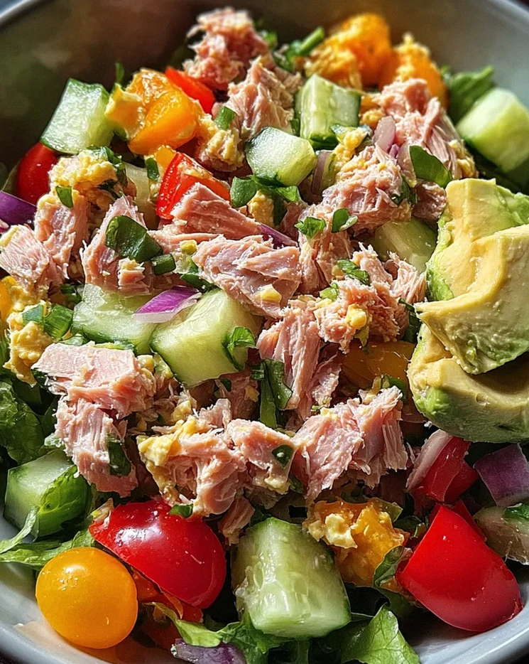 Thunfischsalat mit frischem Gemüse – Schritt 2