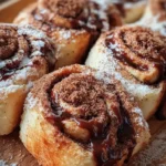 Toast Rolls mit Nutella und Zimt