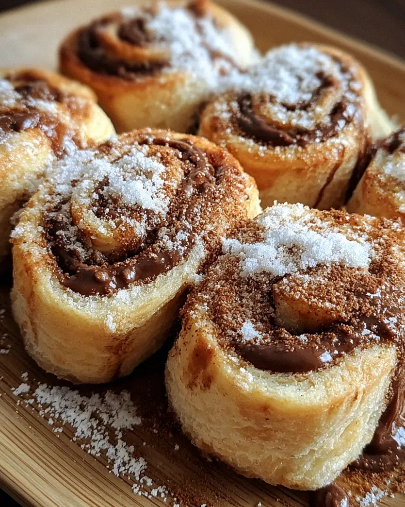 Toast Rolls mit Nutella und Zimt – Schritt 1