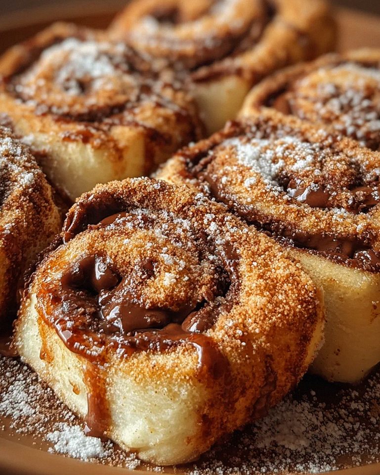 Toast Rolls mit Nutella und Zimt – Schritt 2