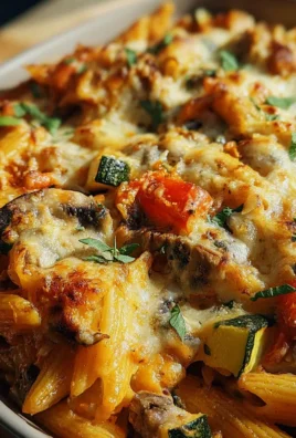 Vegetarischer Nudelauflauf