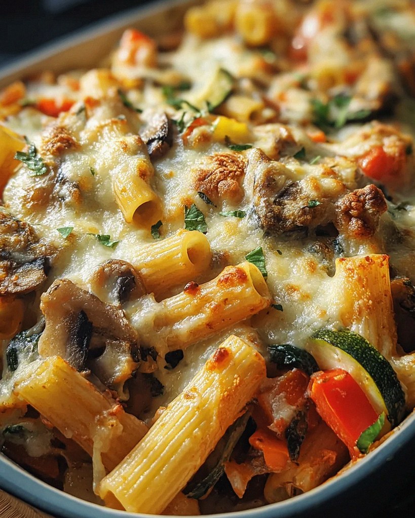 Vegetarischer Nudelauflauf – Schritt 1