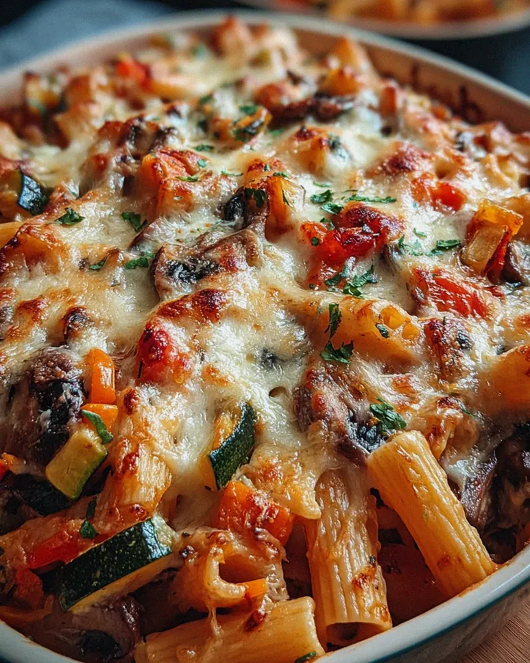 Vegetarischer Nudelauflauf – Schritt 2