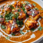 Zartes Halloumi-Makhani mit Cashewcreme