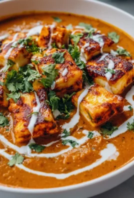 Zartes Halloumi-Makhani mit Cashewcreme