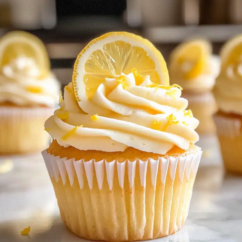 Zitronen-Muffins mit cremiger Buttercreme – Schritt 1