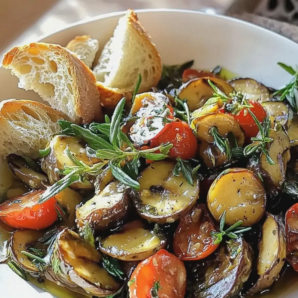 Zucchini Champignon Tomatensalat Balsamico Rezept – Schritt 2